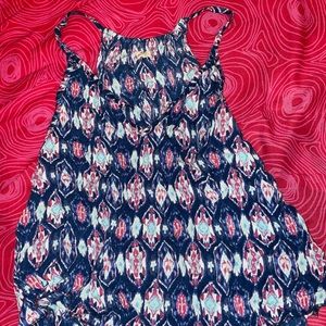 Hollister aztec pattern crop tank